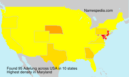 Surname Adelung in USA Surname Adelung in USA