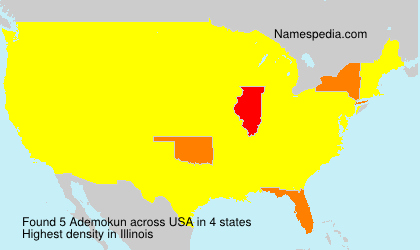 Surname Ademokun in USA Surname Ademokun in USA
