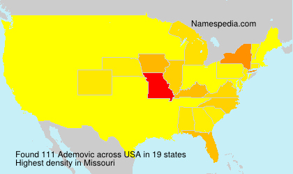 Surname Ademovic in USA Surname Ademovic in USA