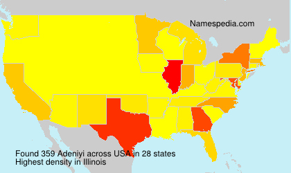 Surname Adeniyi in USA Surname Adeniyi in USA