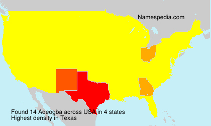Surname Adeogba in USA Surname Adeogba in USA
