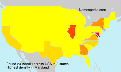 Surname Adeolu in USA Surname Adeolu in USA