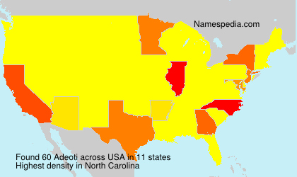 Surname Adeoti in USA Surname Adeoti in USA