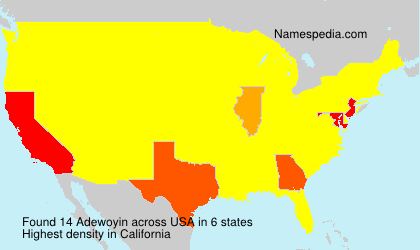 Surname Adewoyin in USA Surname Adewoyin in USA