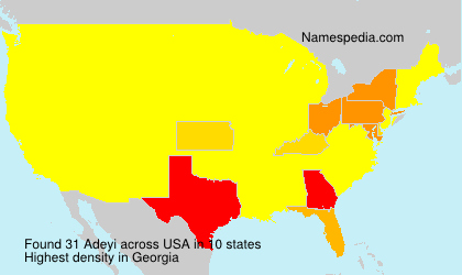 Surname Adeyi in USA Surname Adeyi in USA