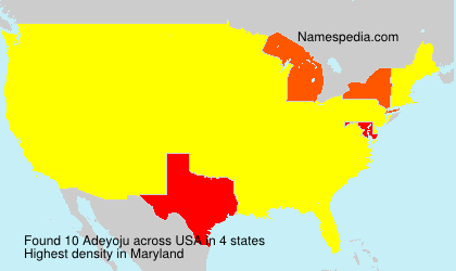 Surname Adeyoju in USA Surname Adeyoju in USA