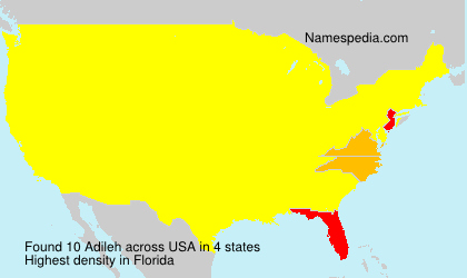 Surname Adileh in USA Surname Adileh in USA