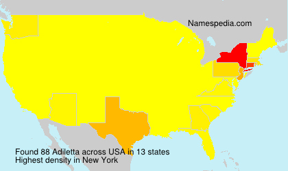 Surname Adiletta in USA Surname Adiletta in USA