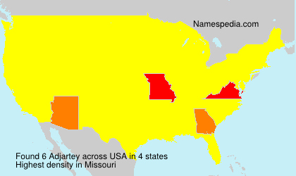 Surname Adjartey in USA Surname Adjartey in USA
