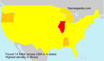Surname Adlaf in USA Surname Adlaf in USA