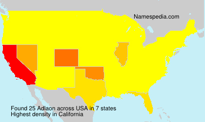Surname Adlaon in USA Surname Adlaon in USA