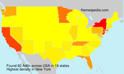 Surname Adlin in USA Surname Adlin in USA