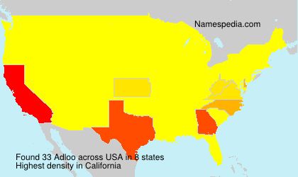 Surname Adloo in USA