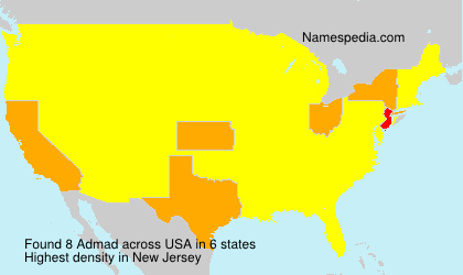 Surname Admad in USA Surname Admad in USA