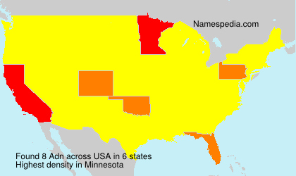 Surname Adn in USA Surname Adn in USA