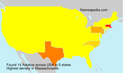 Surname Adoboe in USA Surname Adoboe in USA