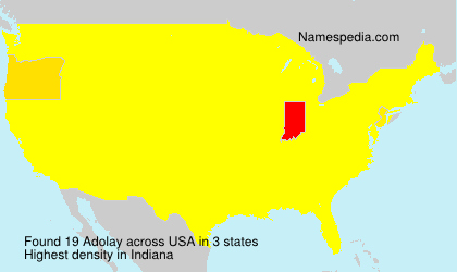 Surname Adolay in USA Surname Adolay in USA