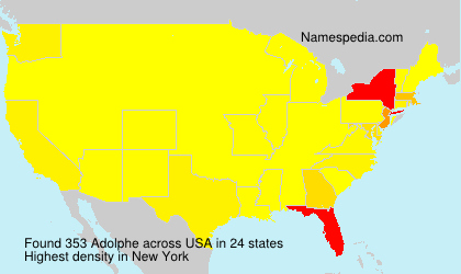 Surname Adolphe in USA Surname Adolphe in USA