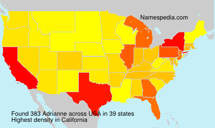 Surname Adrianne in USA Surname Adrianne in USA