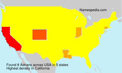 Surname Adrians in USA Surname Adrians in USA