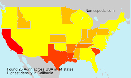 Surname Adrin in USA Surname Adrin in USA
