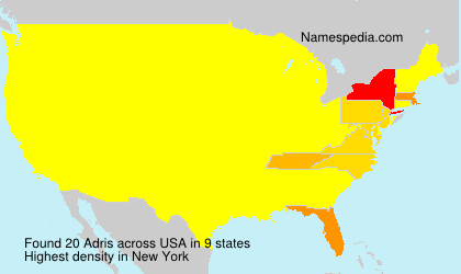 Surname Adris in USA Surname Adris in USA