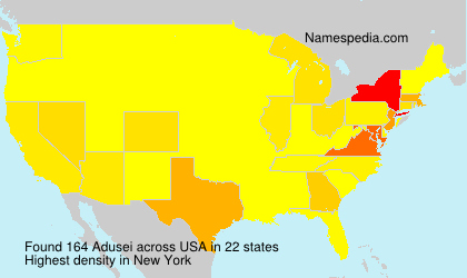 Surname Adusei in USA Surname Adusei in USA