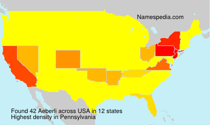 Surname Aeberli in USA Surname Aeberli in USA