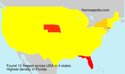 Surname Aeppel in USA Surname Aeppel in USA