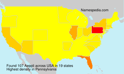 Surname Aeppli in USA Surname Aeppli in USA