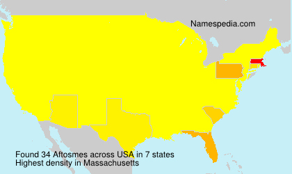 Surname Aftosmes in USA Surname Aftosmes in USA