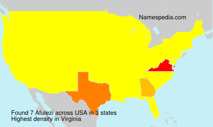 Surname Afulezi in USA Surname Afulezi in USA