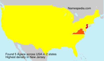 Surname Agace in USA