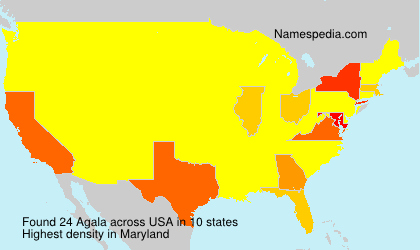 Surname Agala in USA Surname Agala in USA