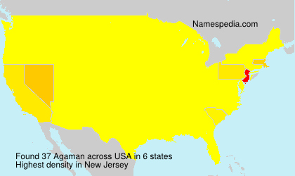 Surname Agaman in USA Surname Agaman in USA