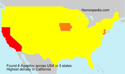 Surname Agapitov in USA Surname Agapitov in USA