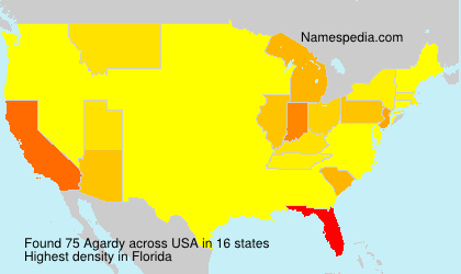 Surname Agardy in USA Surname Agardy in USA