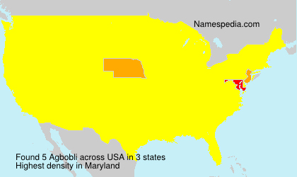 Surname Agbobli in USA Surname Agbobli in USA