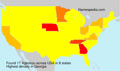 Surname Agbokou in USA