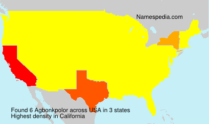 Surname Agbonkpolor in USA Surname Agbonkpolor in USA