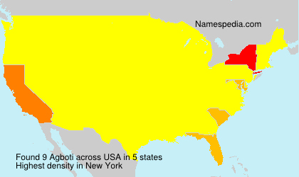Surname Agboti in USA Surname Agboti in USA