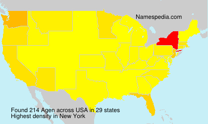 Surname Agen in USA Surname Agen in USA