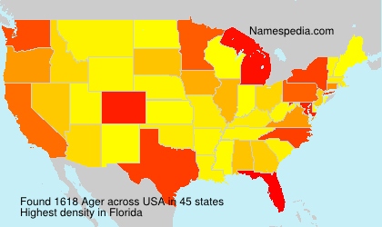 Surname Ager in USA Surname Ager in USA