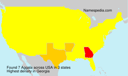 Surname Aggala in USA Surname Aggala in USA