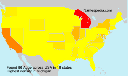Surname Agge in USA Surname Agge in USA