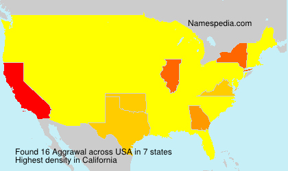 Surname Aggrawal in USA Surname Aggrawal in USA