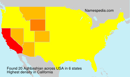 Surname Aghbashian in USA Surname Aghbashian in USA