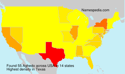 Surname Aghedo in USA Surname Aghedo in USA