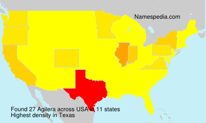 Surname Agilera in USA Surname Agilera in USA