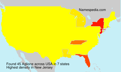 Surname Aglione in USA Surname Aglione in USA